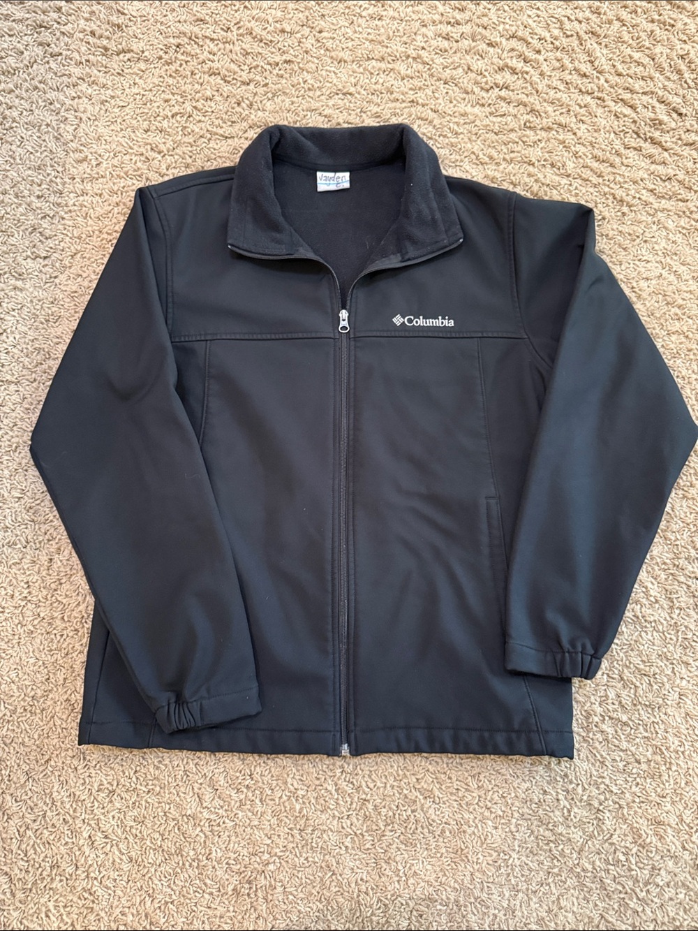 Columbia Black Men's Full-Zip Softshell Jacket